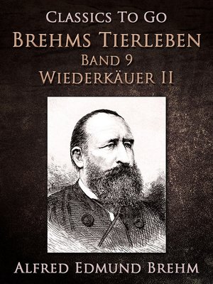 cover image of Brehms Tierleben. Säugetiere. Band 9